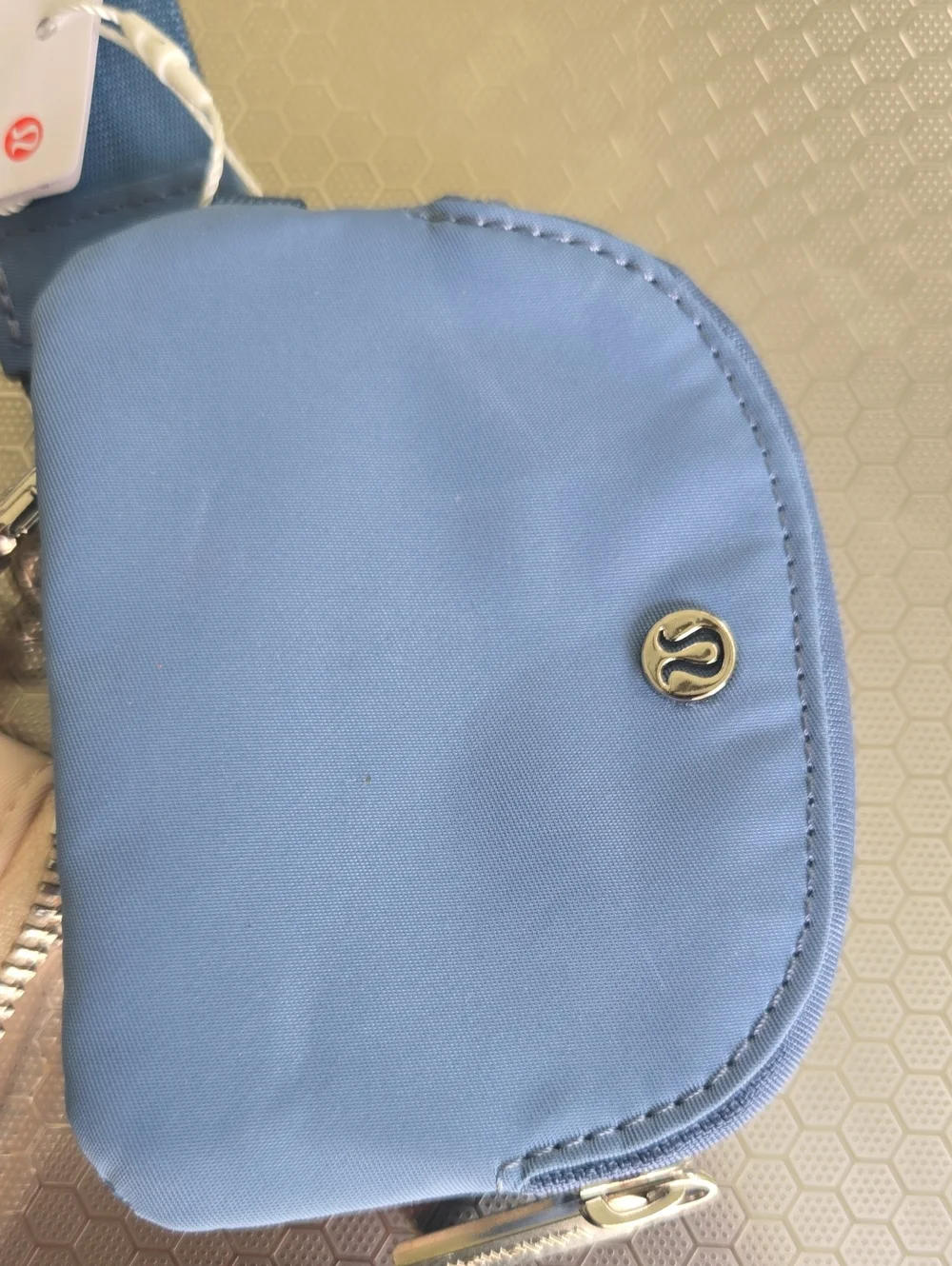 Lululemon Dual Mini Pouch Set Wristlet – Cream & Blue